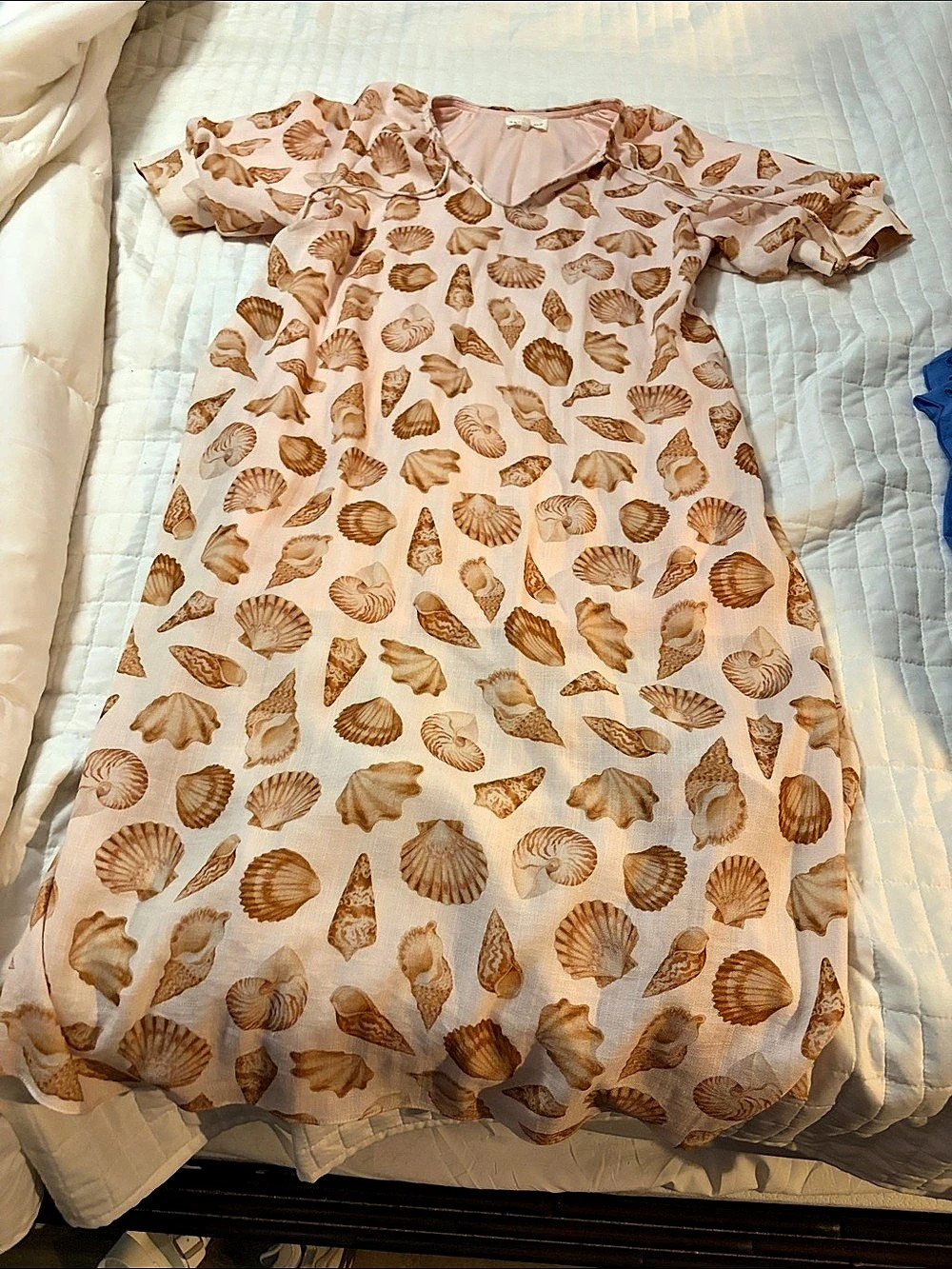 entro Shell Print Mini Dress Size Small Like New